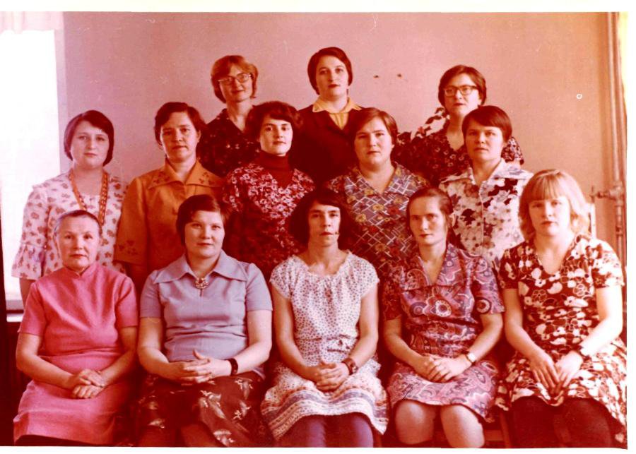 Коллектив воспитателей и&nbsp;техперсонала, ноябрь 1981&nbsp;г.