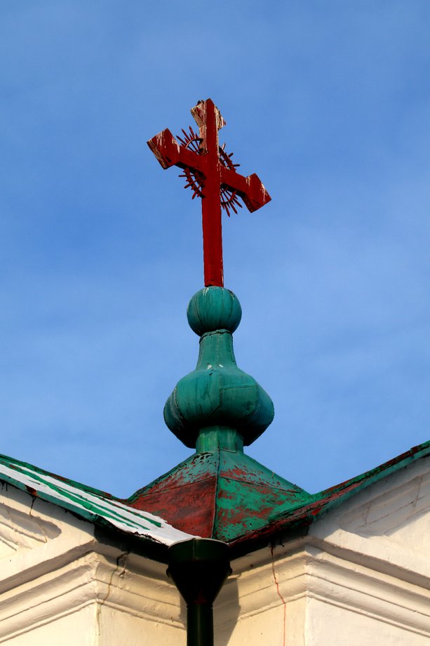 Крест на главе Спасского собора