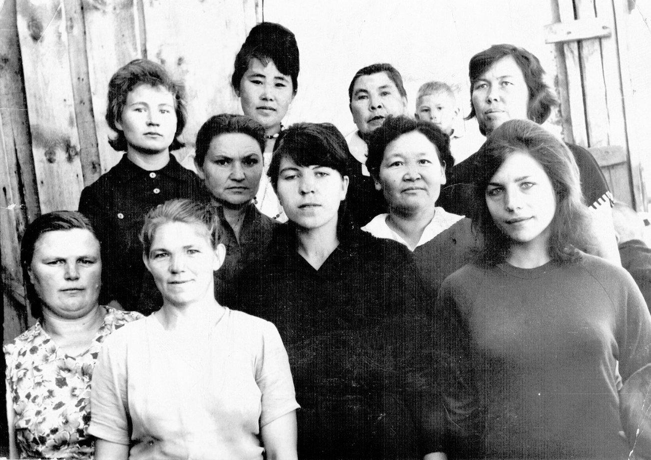 Коллектив Бичурского детского сада, 1965–66 г.