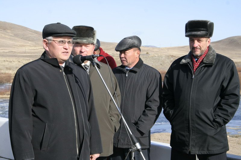 Открытие моста через Хилок